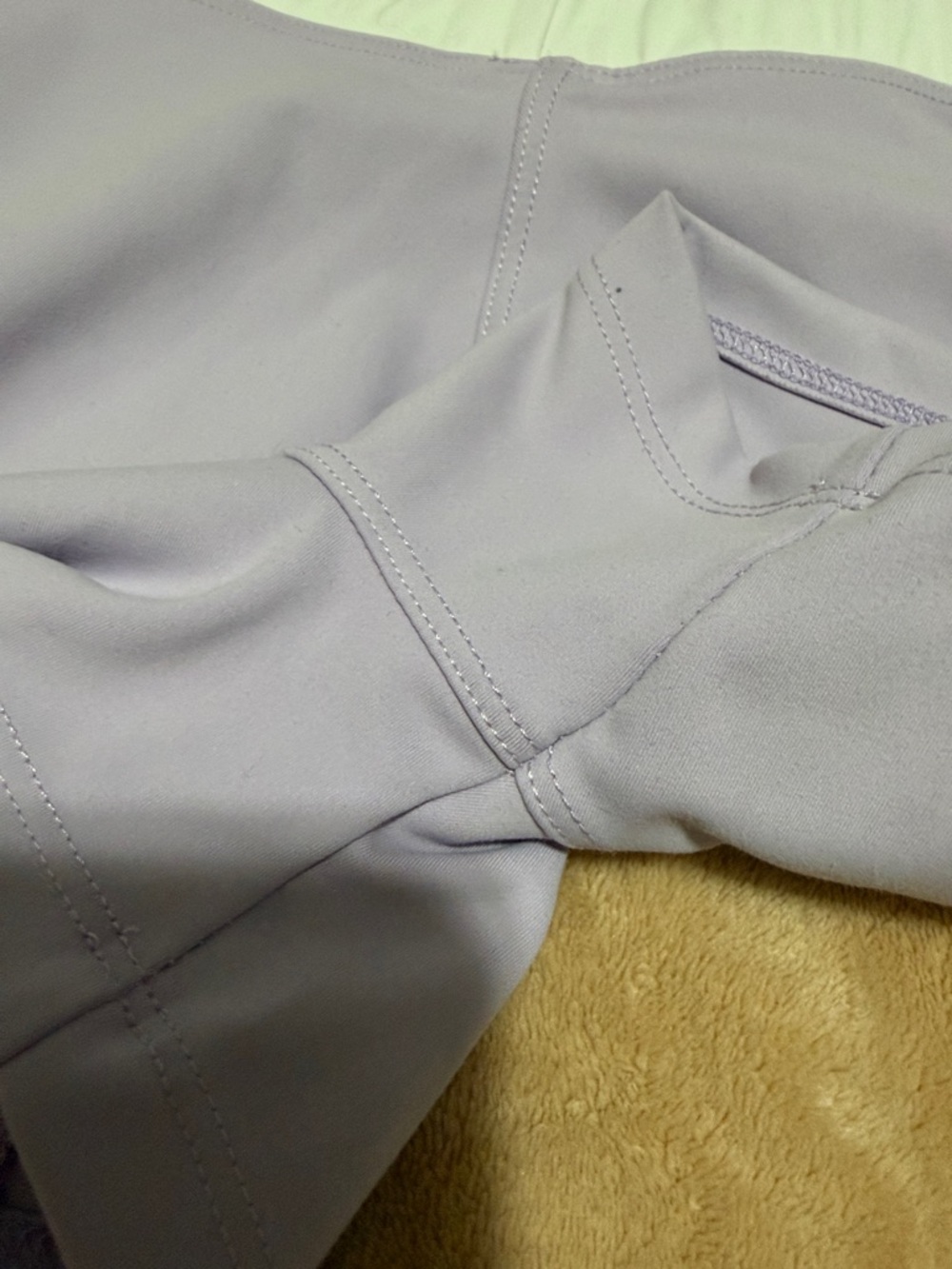 Lilac & White Performance Bike Shorts - Picture 9 of 13